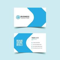 Corporate business card design template vector