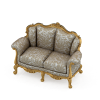 Isometric Armchair Isolated 3D render png