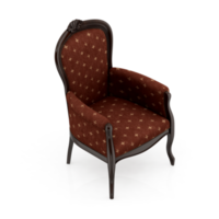 Isometric Chair 3D isolated rendering png