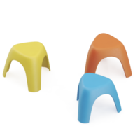 Isometric Chair 3D isolated rendering png