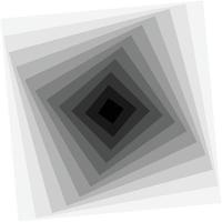 white gray black concentric squares optical design vector