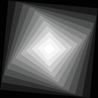 black gray concentric squares optical design vector