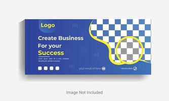 Banner template social media ads cover vector web banner layout.