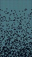 Blocks of blue falling down. It looks like a disk defragmenter or a tetris game. Vector EPS 10.