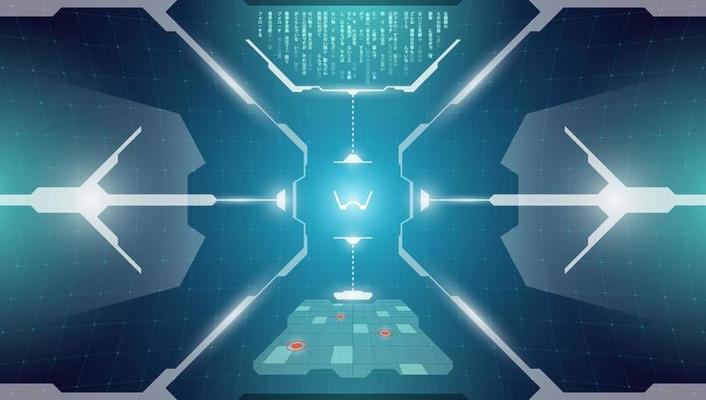 VR HUD technology head up display target. Digital futuristic virtual reality interface cyberpunk hi tech visor screen. FUI GUI UI spaceship cockpit dashboard panel design. Abstract vector illustration