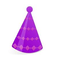 A bright party hat. Pro Vector