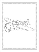 Truck transportations coloring page vector