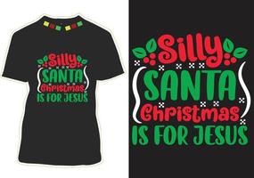 Christmas T-shirt Design vector