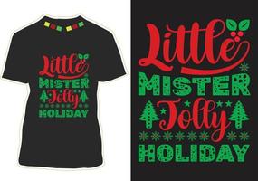 Christmas T-shirt Design vector