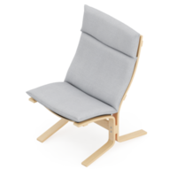 Isometric Chair 3D isolated rendering png