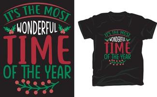 Christmas t-shirt design for Christmas lover vector