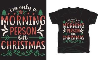 Christmas t-shirt design for Christmas lover vector