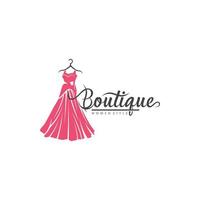 Luxury boutique logo templates vector