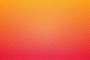 Red yellow pop art background with halftone dots in retro comic style. Vector illustration.