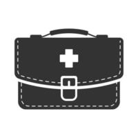 Black and white icon medical vector