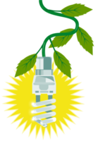 Lightbulb with Leaves png