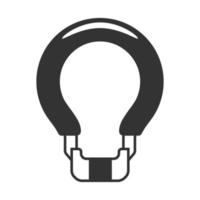Black and white icon spoke tool vector