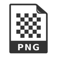 Black and white icon image picture file format vector