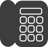 ícone de sombra preta de telefone, conjunto de ícones de negócios. png