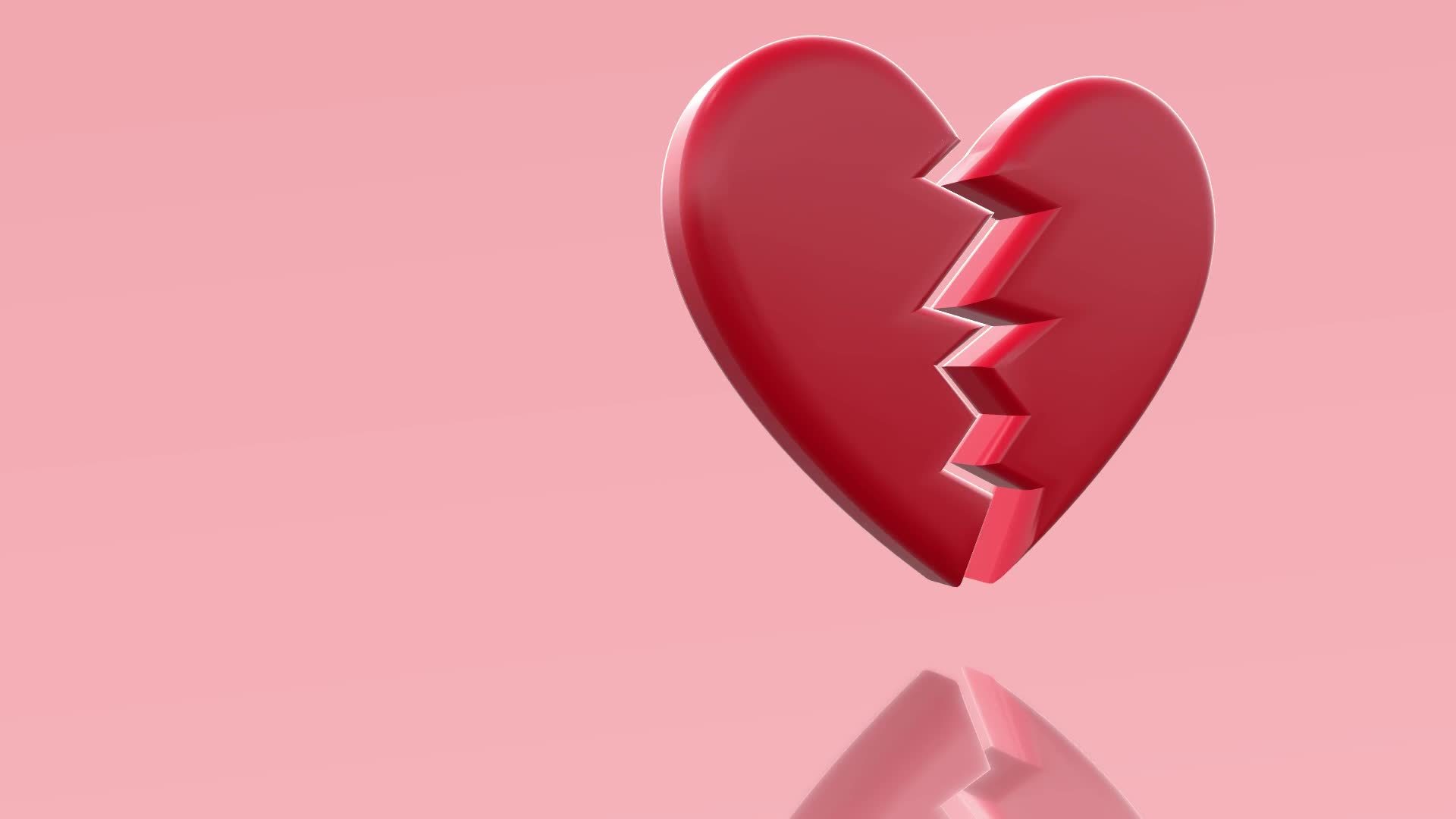 broken heart animation