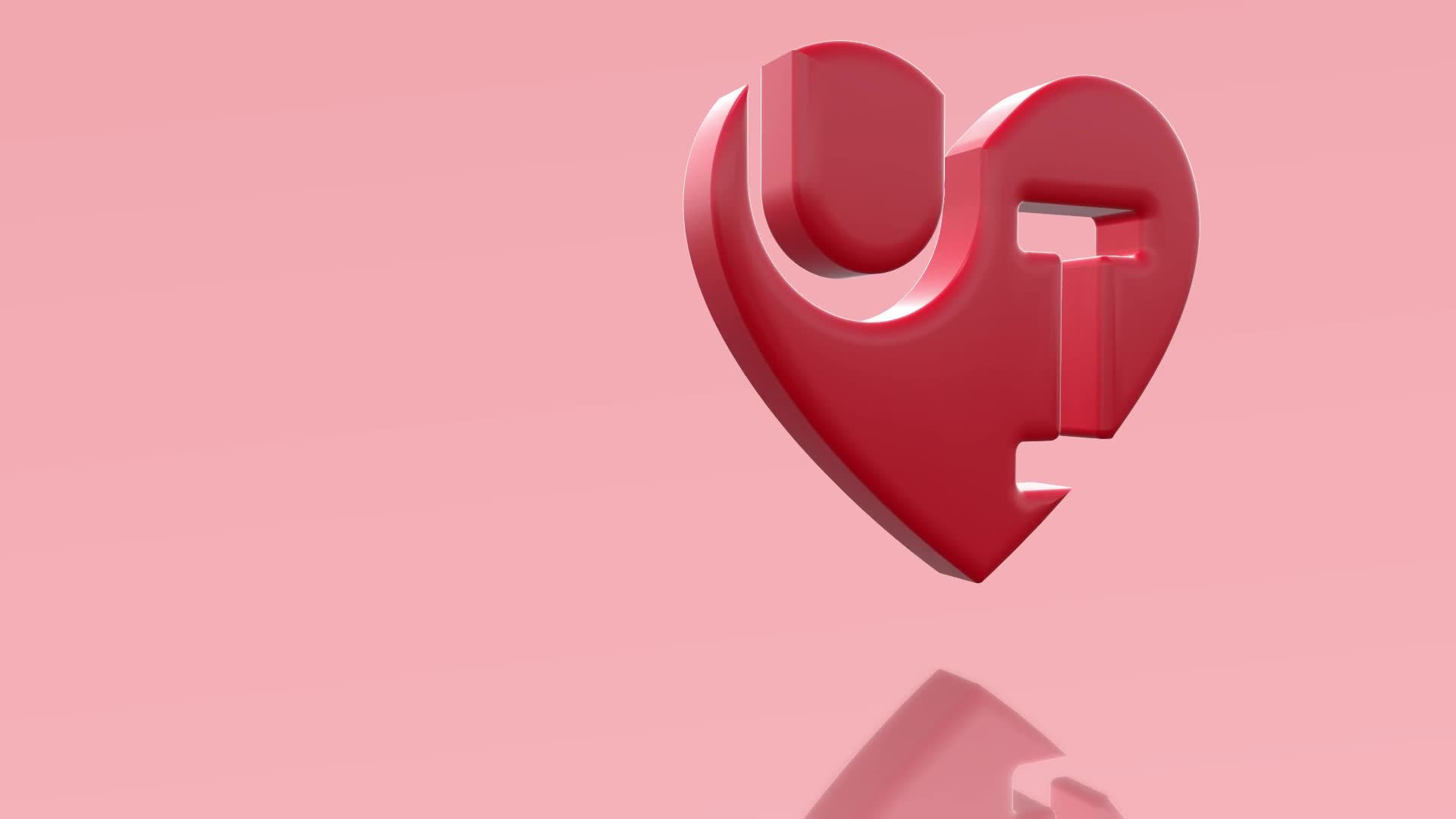 3d I Love You Heart Animation 14031954 Stock Video at Vecteezy