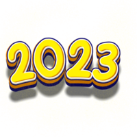 efecto de texto 2023 png