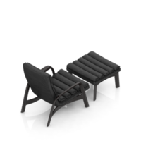 sillón isométrico aislado 3d render png