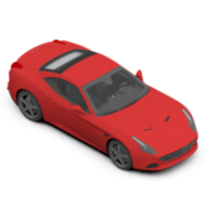 Isometric vehicle 3D Render png