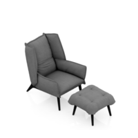 fauteuil isométrique rendu 3d isolé png