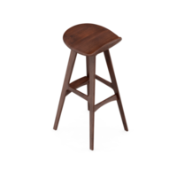 Isometric Chair 3D isolated rendering png