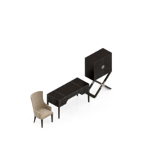 render 3d de mesa isométrica png