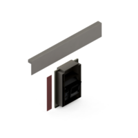 Isometric ATM 3D render png
