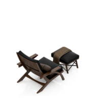 isometrico poltrona isolato 3d rendere png