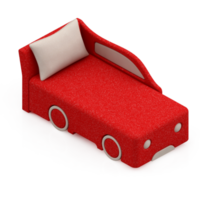 isometrico Camera da letto 3d rendere png