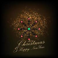 Merry Christmas and Happy new Year Abstract Glitter background vector