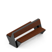 Isometric bench 3D render png