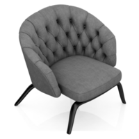 sillón isométrico aislado 3d render png