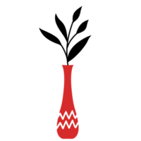 Aesthetic Vase Plant png