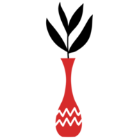 Aesthetic Vase Plant png