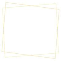 Minimalist Gold Frame png