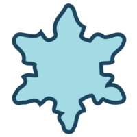 sneeuwvlok single element png