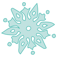 snöflinga enda element png