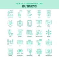 25 Green Business Icon set vector