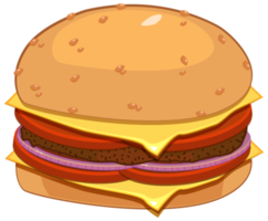 hamburguesa fondo transparente png