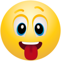 lingua su emoticon png