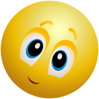 Emoticon de cara amable png