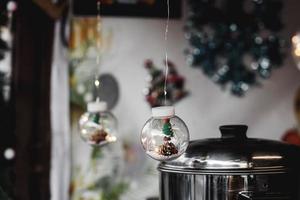 transparent Christmas ball photo