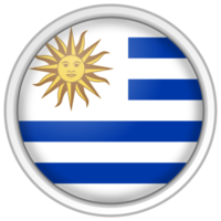 bandera circular de uruguay png