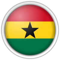 ghana cirkel flagga png