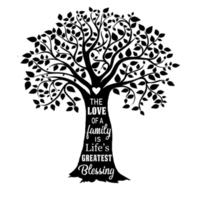 Tree with Quote png